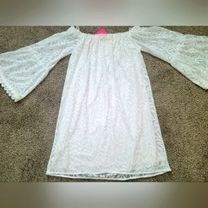 Brand New Lilly Pulitzer white lace Tunic Top/Dress.